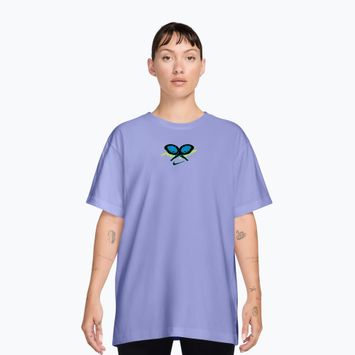 Dámské tenisové tričko Nike Slam Dri-Fit light thistle