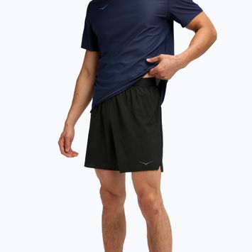 Pánské běžecké šortky HOKA Glide 7'' 2in1 black
