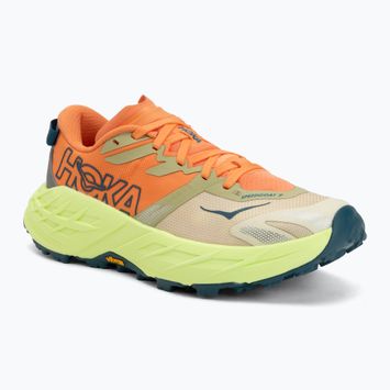 Dámské běžecké boty HOKA Speedgoat 7 persimmon/neon yuzu