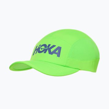 Kšiltovka HOKA Run neon green