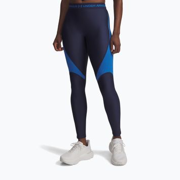 Dámské legíny Under Armour HeatGear Rib washed navy/blue atlantis/blue atlantis