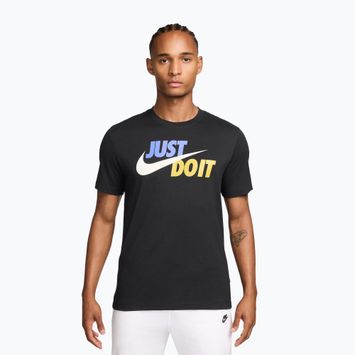 Pánské tričko Nike Sportswear JDI black/sapphire/sail/saffron quartz