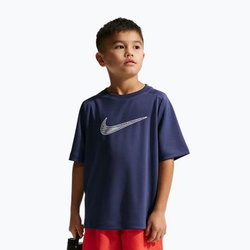 Dětské tričko Nike Multi Dri-Fit midnight navy/white