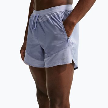 Pánské šortky Nike Stride Dri-Fit Brief-Lined 5" iron purple/indigo haze