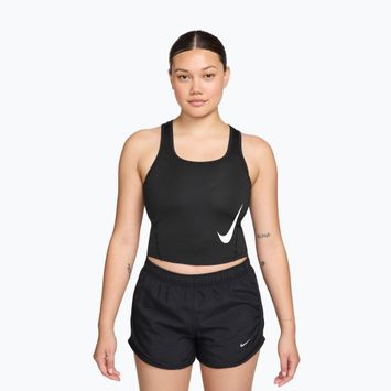 Dámské běžecké tričko Nike Swoosh Run Dri-Fit black/white