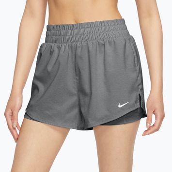 Dámské šortky Nike One Dri-Fit High-Waisted 3" 2In1 smoke grey/heather/white