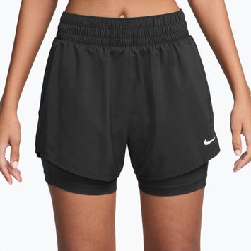 Dámské šortky Nike One Dri-Fit High-Waisted 3" 2In1 black/white