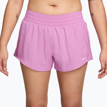 Dámské šortky Nike One Dri-Fit 3" light magenta/white