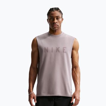 Pánské tréninkové tričko Nike Athletic Club Dri-Fit light violet ore/light violet ore