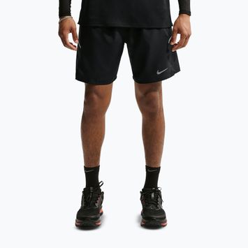 Pánské běžecké šortky Nike Miler Dri-Fit Brief Lined7" black/black