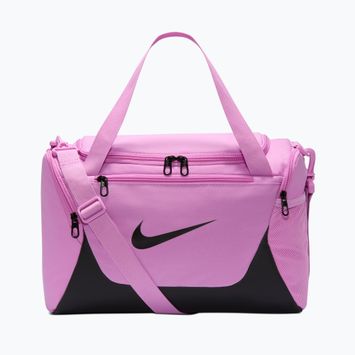 Tréninková taška Nike Brasilia Duffel Extra Small 24 l light magenta/black/black