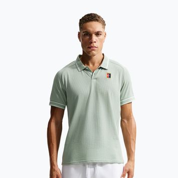 Pánské tenisové tričko Nike Court Heritage Polo steam
