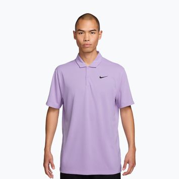 Pánské tenisové tričko Nike Court Dri-Fit Polo Solid violet mist/black