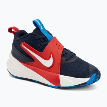 Dětské boty Nike Team Hustle D 12 tm navy/university red/photo blue/sail