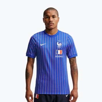 Pánské fotbalové tričko Nike FFF Academy Pro Pre-Match game royal/university red/white