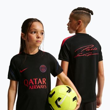 Dětské fotbalové tričko Nike Paris Saint-Germain Strike Dri-Fit black/hyper royal/global red/global red