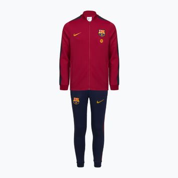Dětská fotbalová tepláková souprava Nike FC Barcelona Strike Dri-Fit Soccer Knit noble red/blackened blue