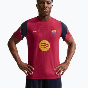 Pánské fotbalové tričko Nike FC Barcelona Dri-Fit ADV Strike Elite noble red/blackened blue