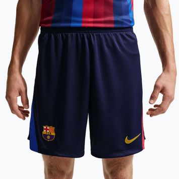 Pánské fotbalové šortky Nike FC Barcelona Dri-Fit Stadium Home blackened blue/mineral yellow