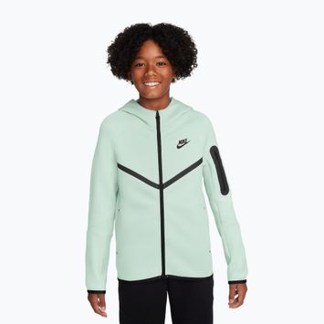 Dětská mikina Nike Sportswear Tech Fleece Full Zip barely green/black/black