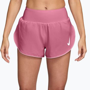 Dámské běžecké šortky Nike Tempo Swoosh Dri-Fit Mid-Rise Brief-Lined peony/pink foam/white