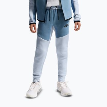 Dětské kalhoty Nike Sportswear Tech Fleece hydrogen blue/work blue/black/black