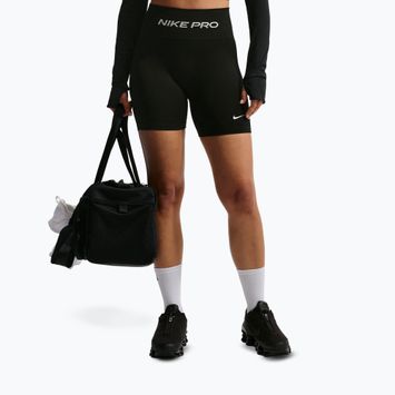 Dámské tréninkové šortky Nike Pro Seamless High Waisted Biker 5" black/white
