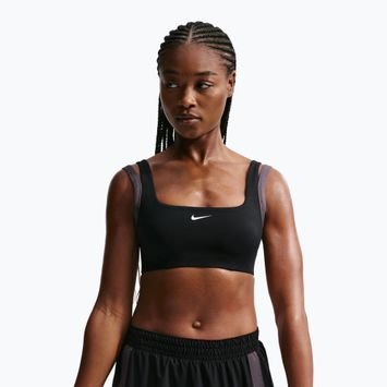 Tréninková podprsenka Nike One Light Support black/thunder grey/white