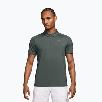 Pánské tenisové polo tričko Nike Court Dri-Fit Advantage camo green/cucumber calm