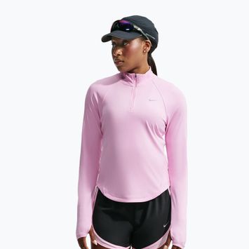 Dámská běžecká mikina Nike Tempo Dri-Fit 1/4 Zip pink rise