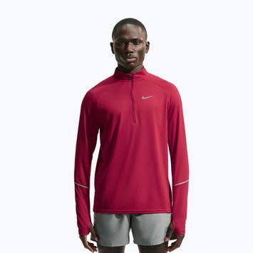 Pánská běžecká mikina Nike Miler Dri-Fit UV 1/2 Zip tough red