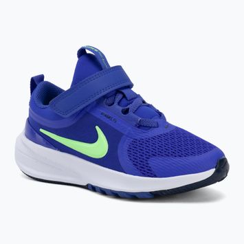 Dětské boty do vody Nike Star Runner 5 racer blue/midnight navy/illusion green