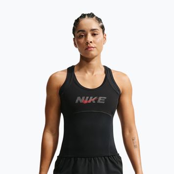 Dámské tréninkové tričko Nike One black/black/university red/white
