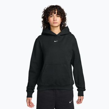 Dámská mikina Nike Studio Fleece total black/sail