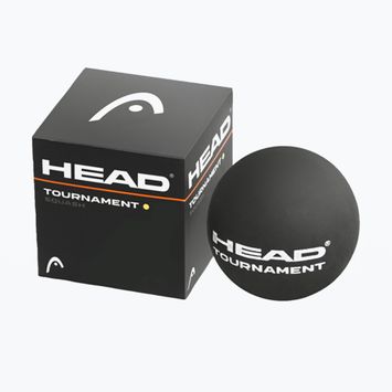 HEAD sq Tournament Squash Ball 1ks černý 287326