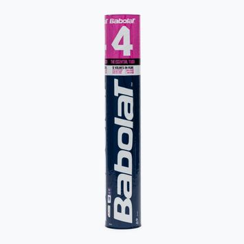 BABOLAT badmintonové člunky 4 x12 (78) bílé 133907