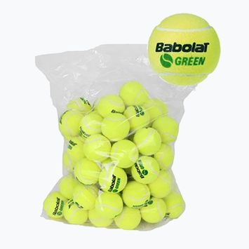 Tenisové míče Babolat Green Bag 72 ks. žluté