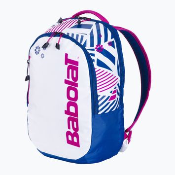 Dětský tenisový batoh Babolat 14 l white/blue