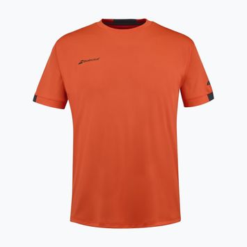 Pánské tričko Babolat Play Crew Neck fiesta red