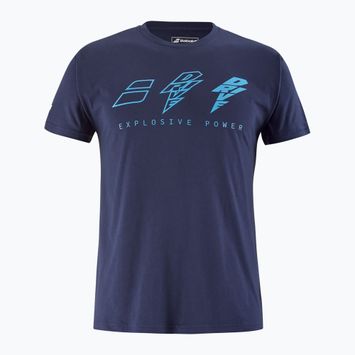 Pánské tričko  Babolat Drive Cotton drive heritage blue