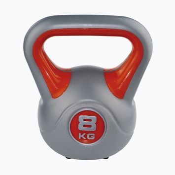 Kettlebell Sveltus Fit 8 kg šedá/červená