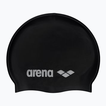 Dětská plavecká čepice arena Classic Silicone černá 91670