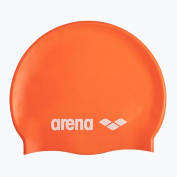 Arena Classic Silikonová oranžová plavecká čepice