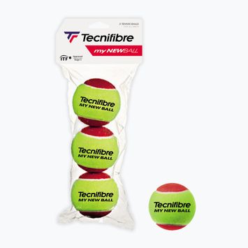 Tenisové míčky dětské Tecnifibre My New Ball  3 ks red