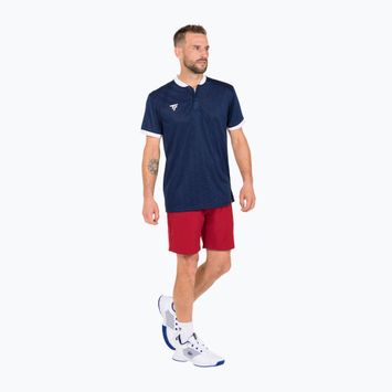 Pánské tenisové polo tričko Tecnifibre Team Mesh navy blue 22MEPOMA32