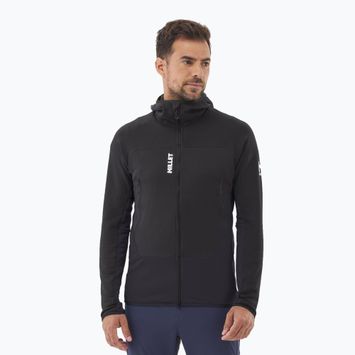 Pánská mikina Millet Fusion Grid Hoodie black/noir