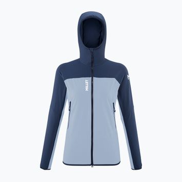 Dámská softshellová bunda Millet Fusion XCS Hoodie iceberg/saphir