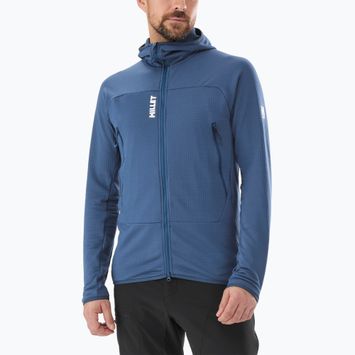 Pánská mikina Millet Fusion Grid Hoodie dark denim