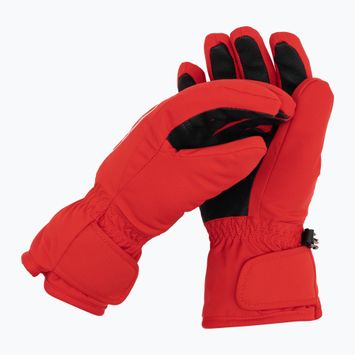 Rossignol Jr Rooster G sports červené dětské lyžařské rukavice