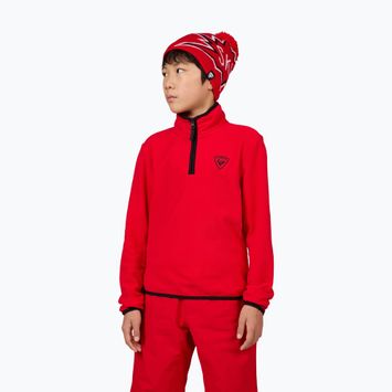 Dětská mikina Rossignol Jr Strawpile Fleece Fz sports red